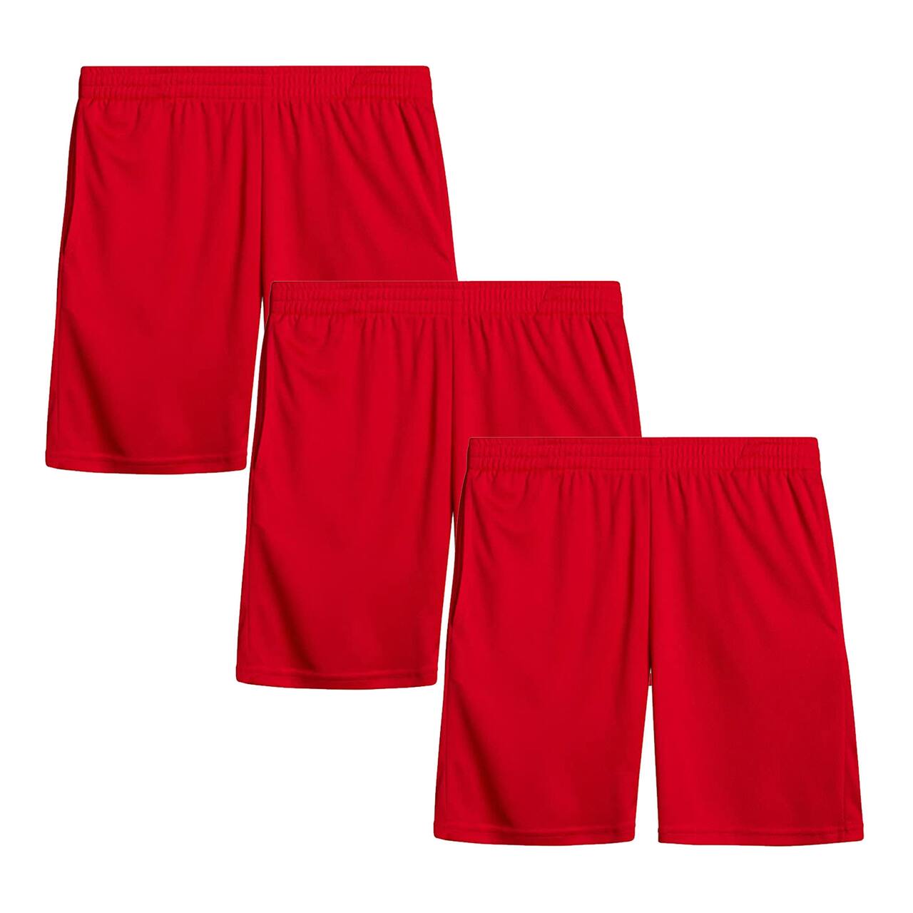 Galaxy by Harvic Boys Active Mesh Basketball Shorts 3 Pack